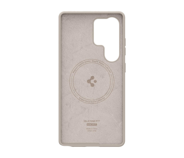 Spigen Silicone Fit Mag Magsafe do Samsung Galaxy S25 Ultra Natural - 1313137 - zdjęcie 6